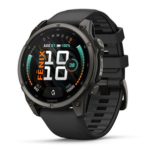 Garmin fēnix® 9 47 mm AMOLED Sapphire 010-04762-11 - Titanio e silicone