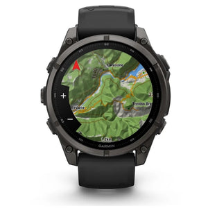 Garmin fēnix® 9 47 mm AMOLED Sapphire 010-04762-11 - Titanio e silicone