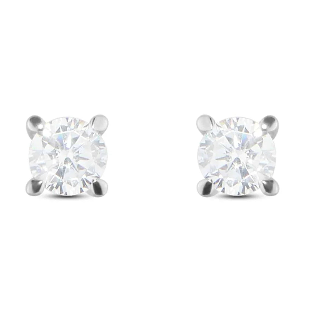 Orecchini Stroili Bon Ton oro bianco 375 donna punto luce 3 mm-2b Gioielli