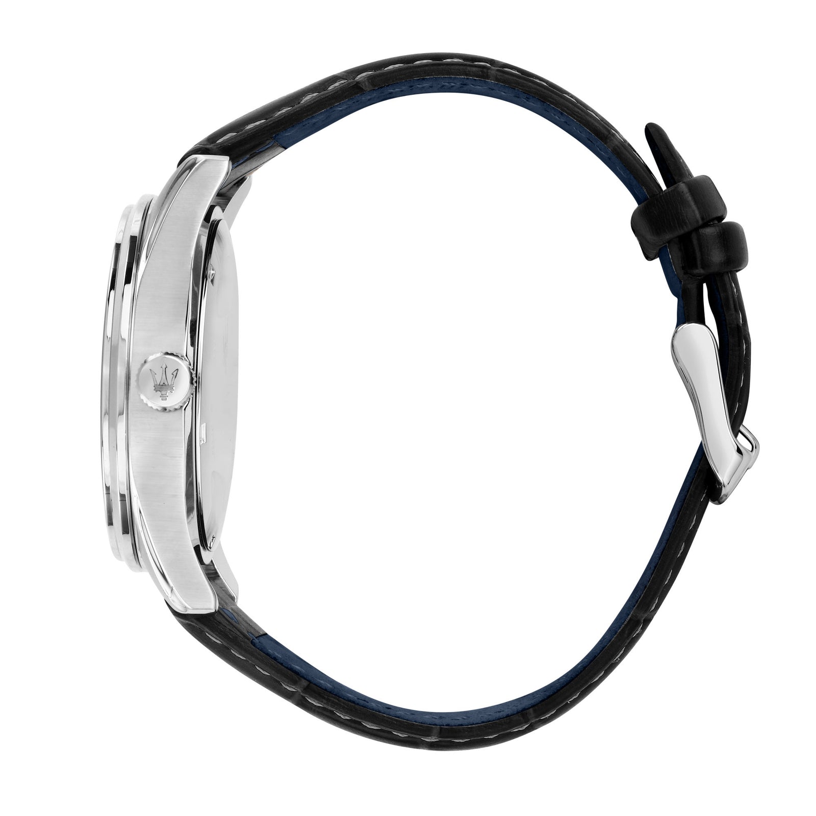 Orologio Maserati Sorpasso R8851124003 blu con cinturino in pelle-2b Gioielli