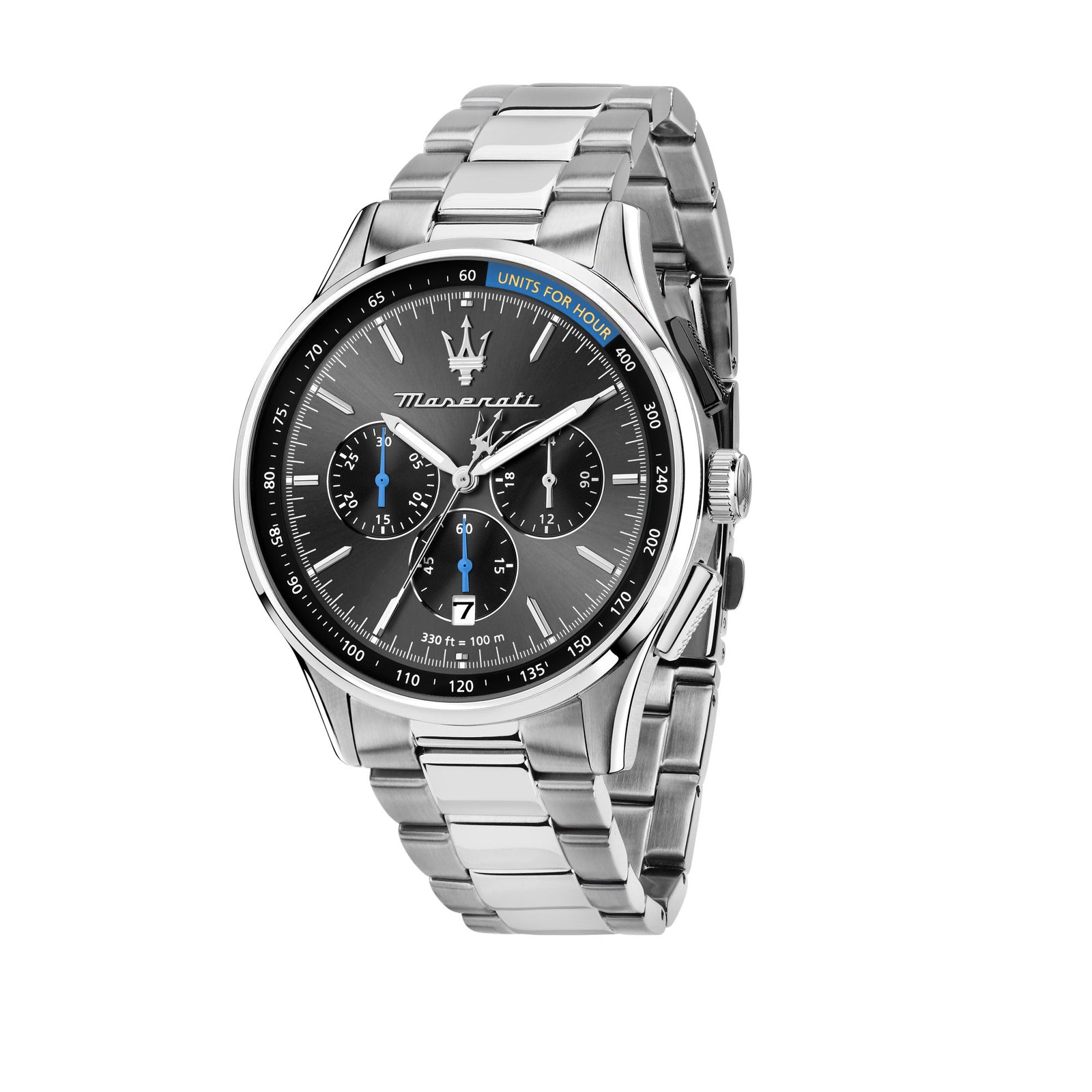 Orologio Maserati Sorpasso R8873624008 cronografo acciaio 42 mm-2b Gioielli