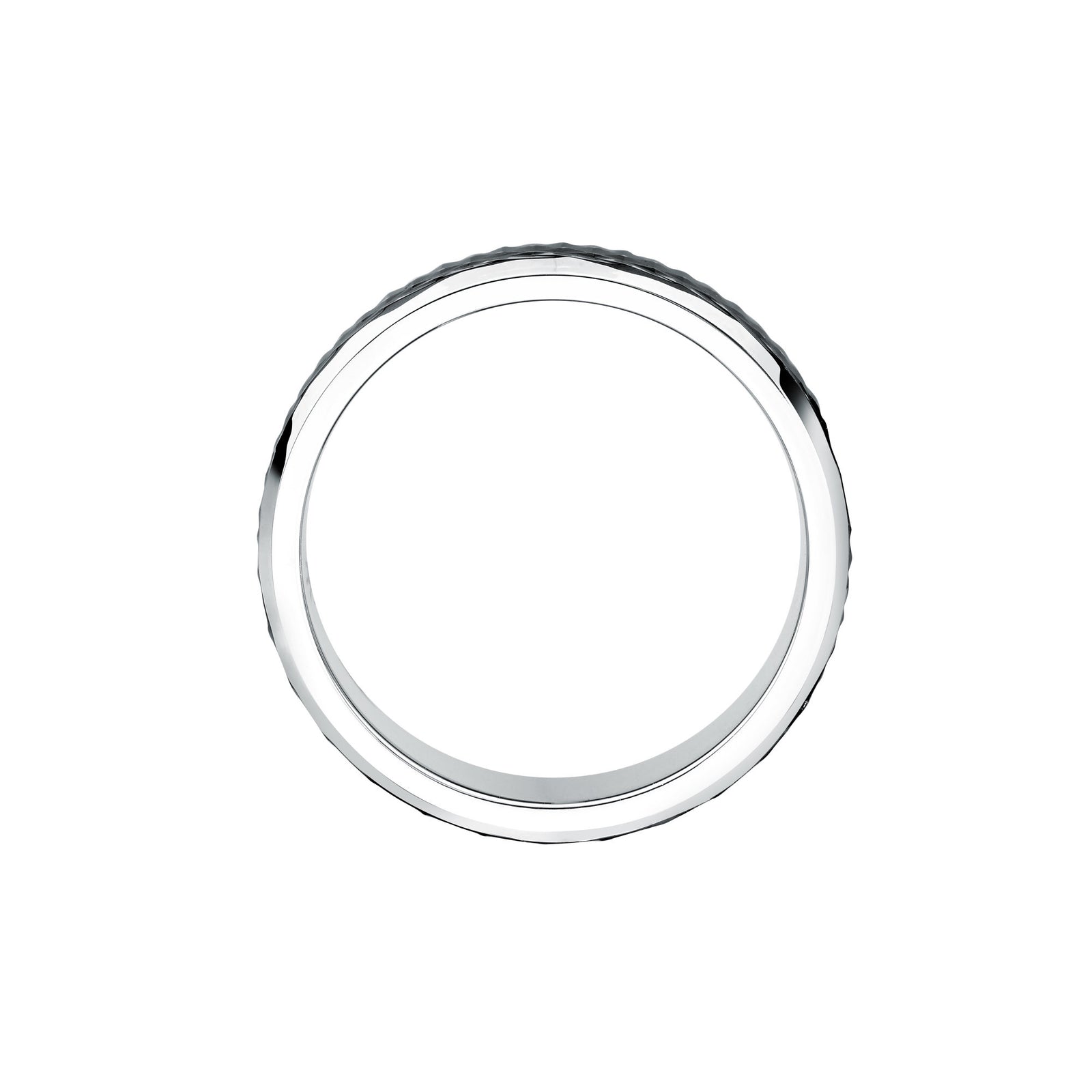 Anello Maserati Iconic JM422AVD11023 uomo in acciaio e nero misura 23-2b Gioielli