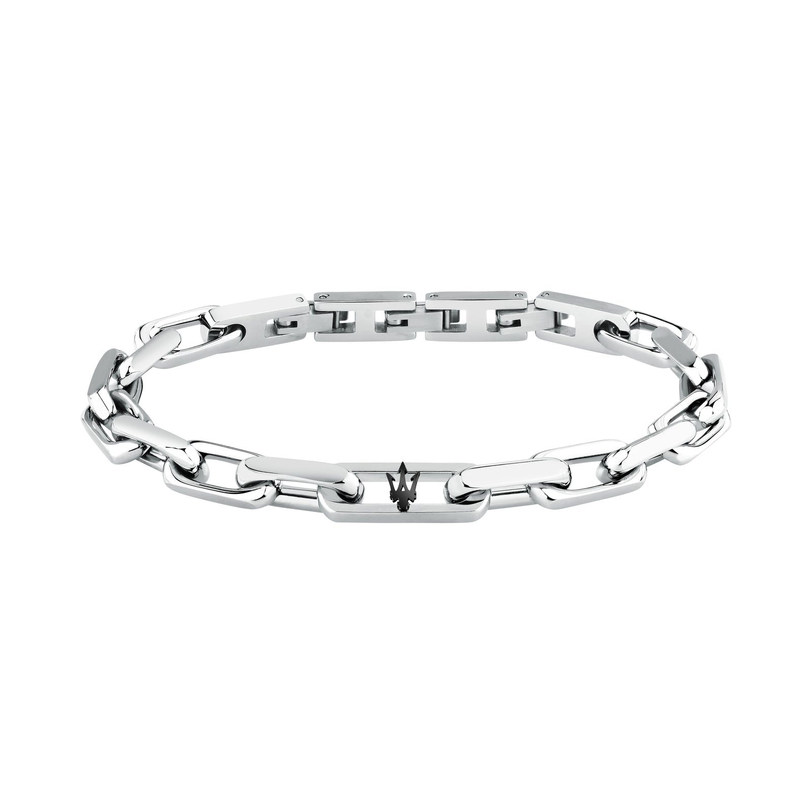 Bracciale Maserati Iconic JM526AVD116 uomo in acciaio-2b Gioielli