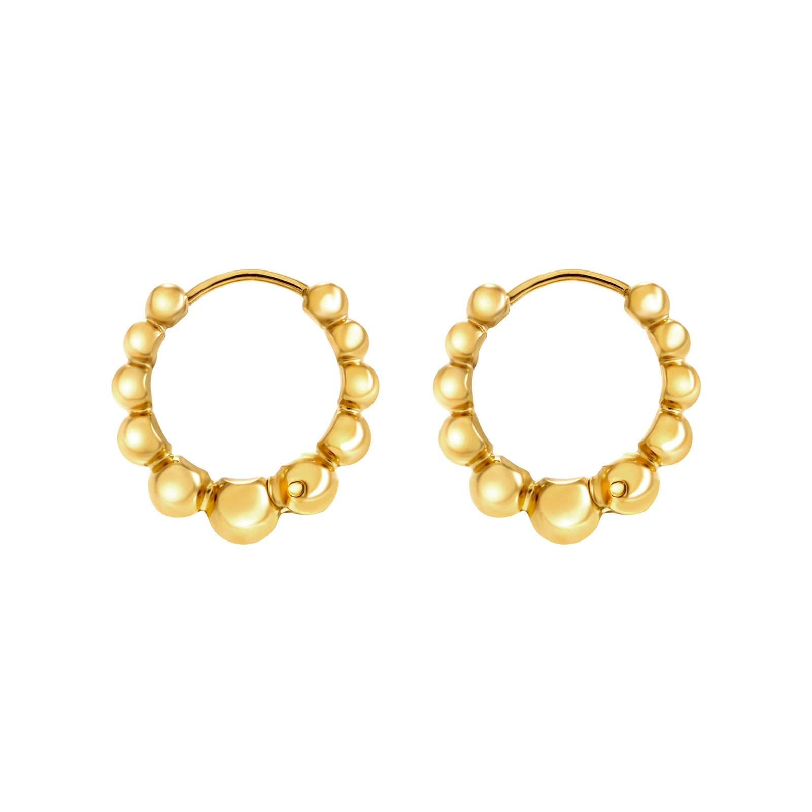 Orecchini Breil B Rocks TJ4195 dorati a cerchio-2b Gioielli