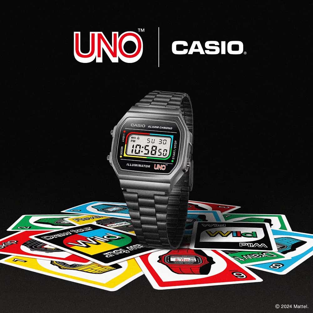 Orologio Casio Collection A168WEUC-1AER UNO Limited Edition uomo 36 mm-2b Gioielli