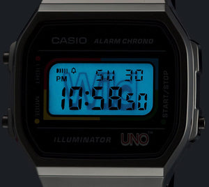 Orologio Casio Collection A168WEUC-1AER UNO Limited Edition uomo 36 mm-2b Gioielli