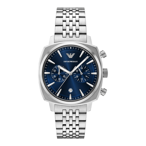 Cronografo Emporio Armani AR11688 uomo 40 mm quadrante blu - vista frontale