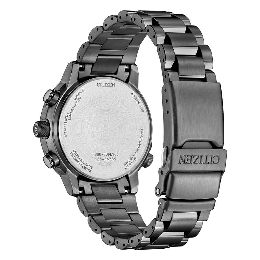 Orologio Citizen Radiocontrollato AT8304-57W Crono Pilot uomo 42 mm-2b Gioielli