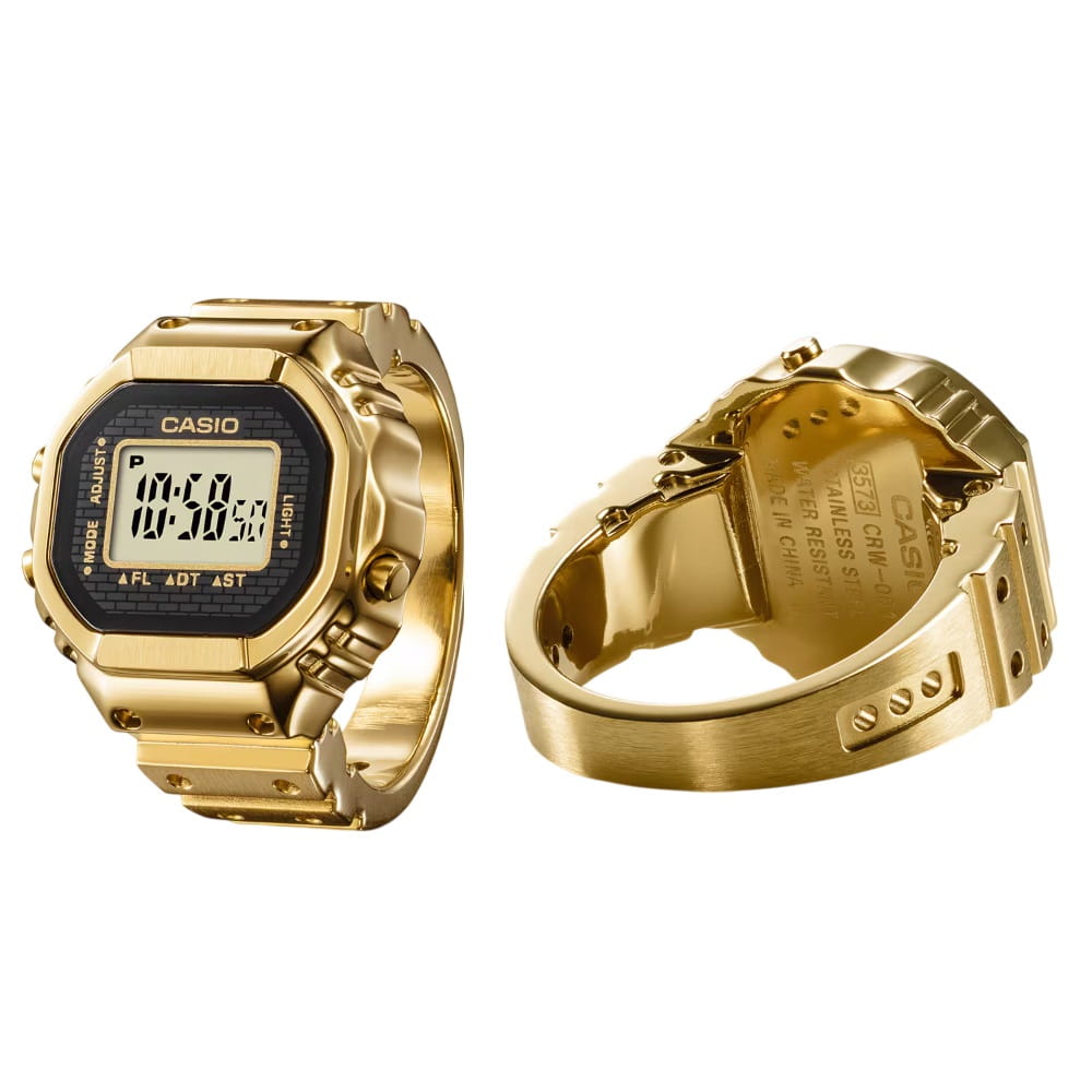Orologio Anello Casio Ring-Watch CRW-001G-9ER Limited Edition 20 mm-2b Gioielli
