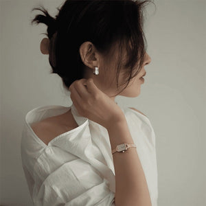 Orologio DW Quadro Mini Melrose DW00100650 donna 15x18 mm-2b Gioielli