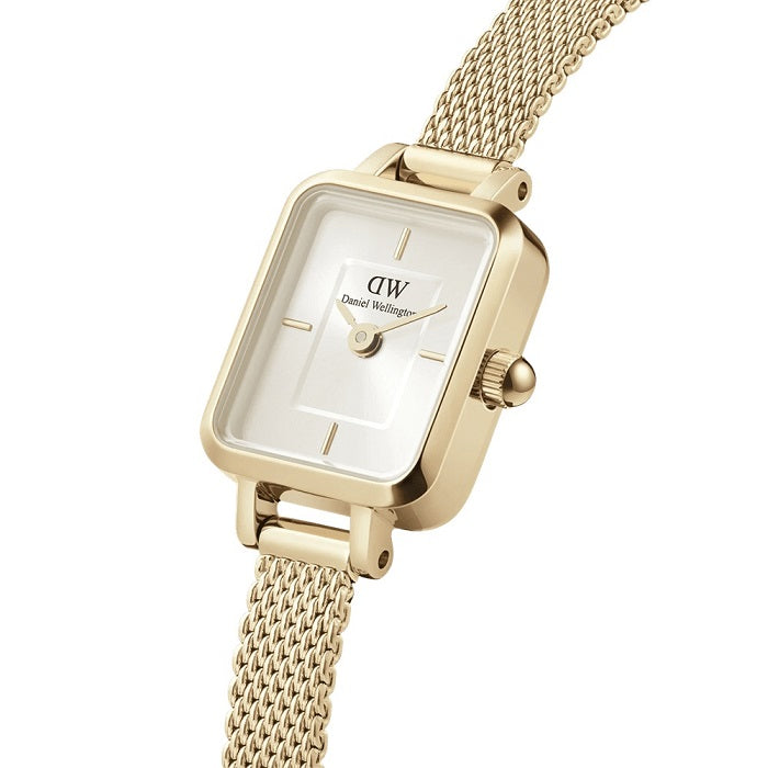 Orologio DW Quadro Mini Evergold DW00100656 donna 15x18 mm-2b Gioielli