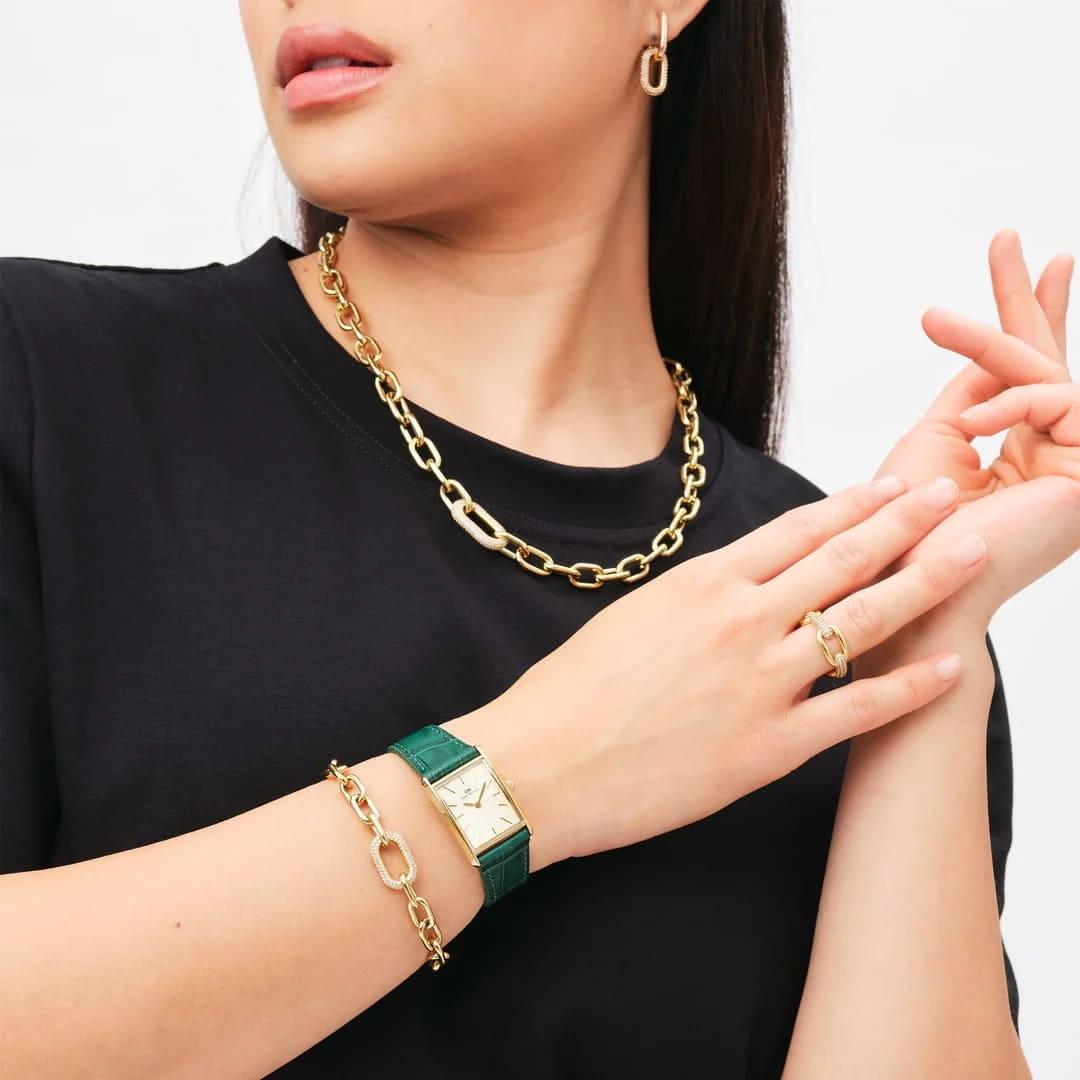 Collana DW Crystal Gold DW00400589 donna-2b Gioielli