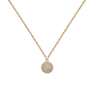 Collana DW Pavè Crystal Gold DW00400640 donna-2b Gioielli