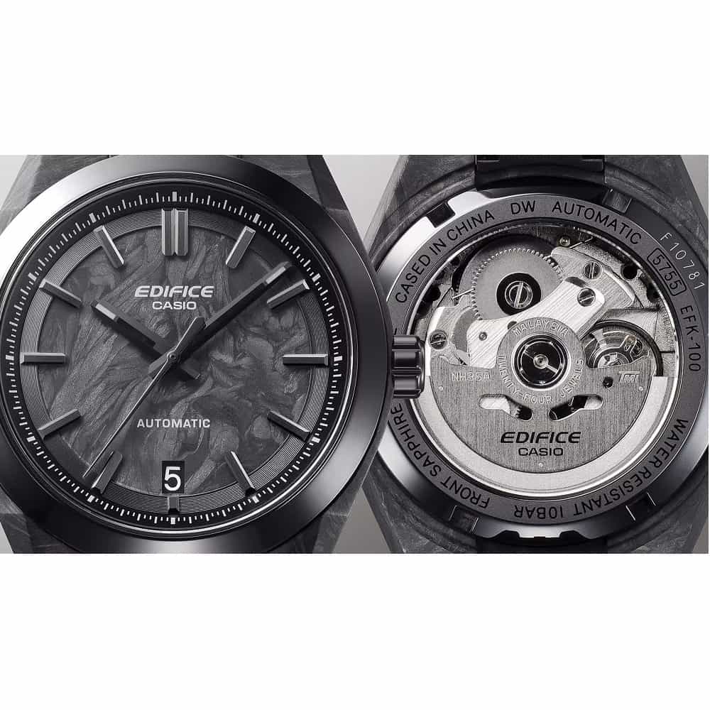 Orologio Casio Edifice EFK-100XPB-1AER Full Carbon automatico uomo 39 mm-2b Gioielli