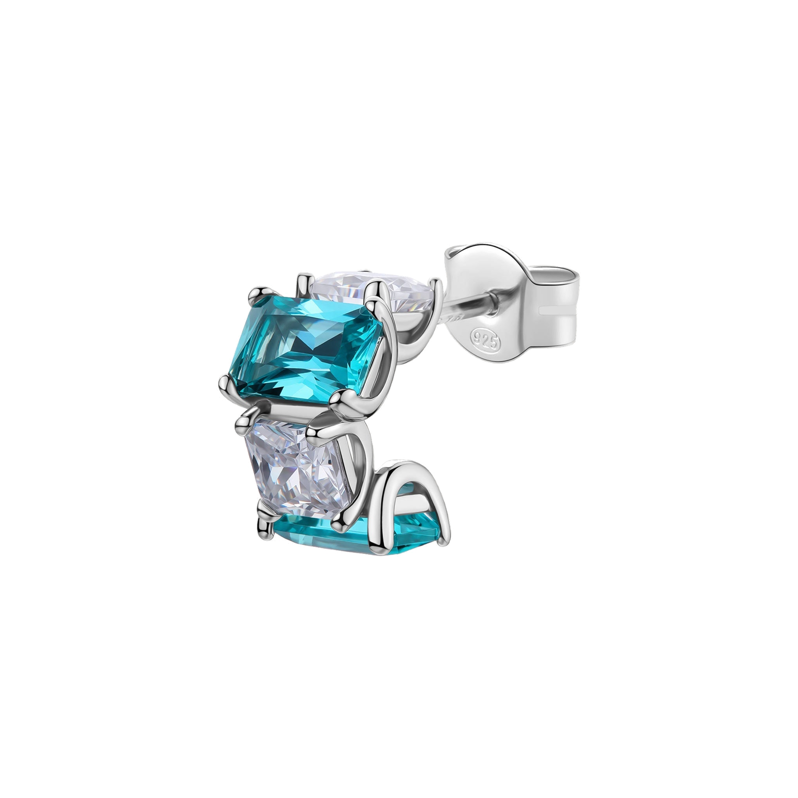 Monorecchino Brosway Fancy FAG14 donna argento 925 Paraiba 11 mm-2b Gioielli