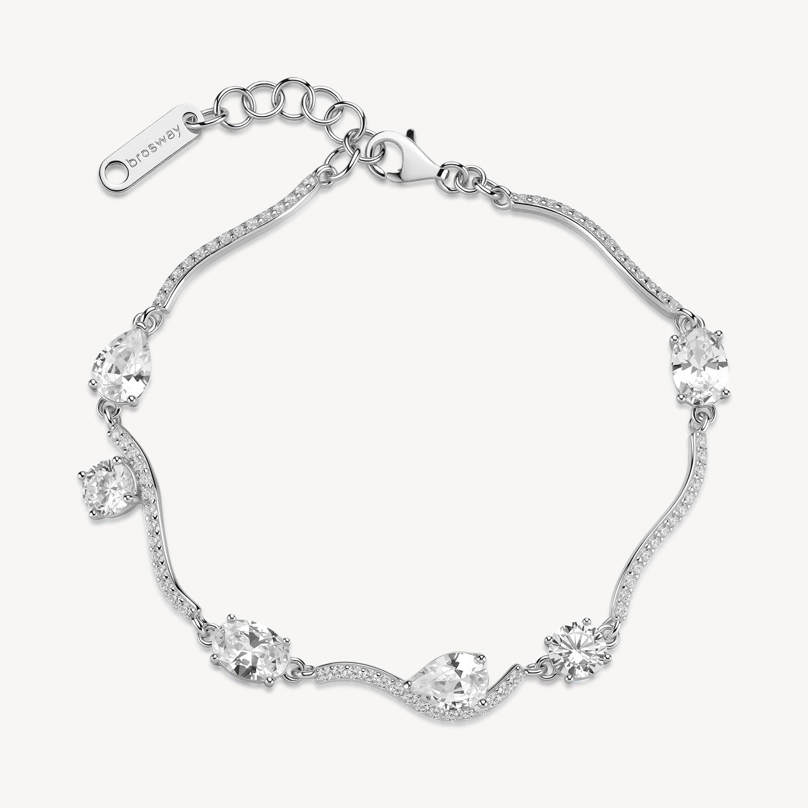 Bracciale semirigido Brosway Fancy FIW183 – Argento e zirconi-2b Gioielli