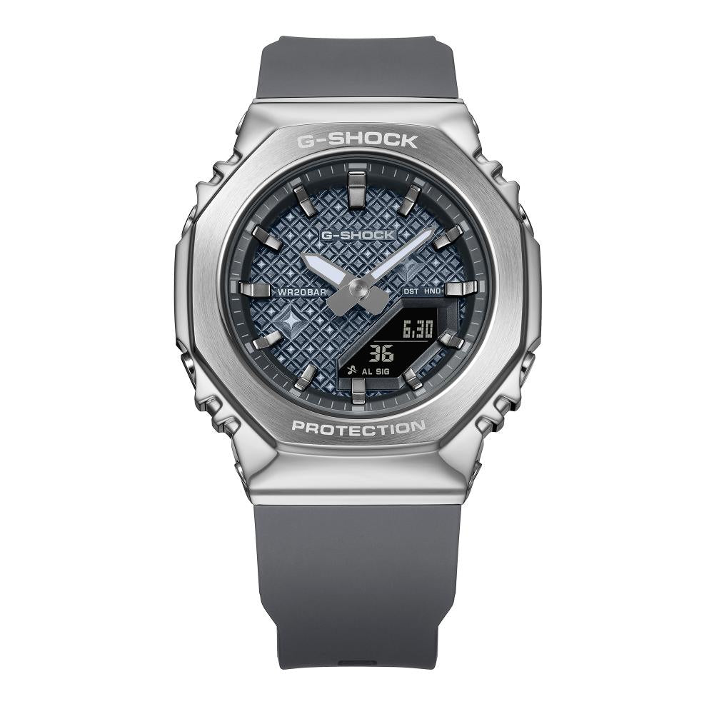 Casio G-SHOCK GM-S2110NS-8AER ana-digi acciaio 40,5 mm-2b Gioielli