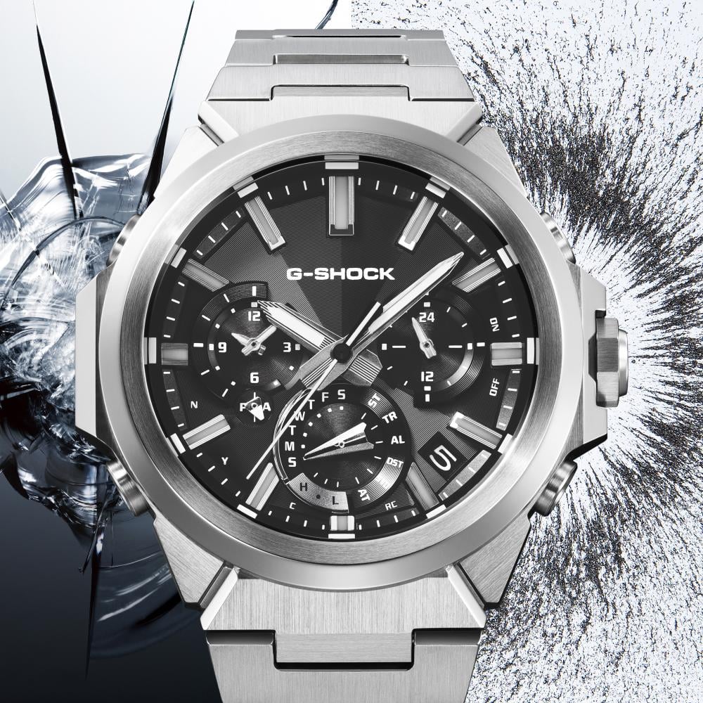 Casio G-SHOCK GST-W1000D-1AER G-STEEL Tough Solar nero acciaio-2b Gioielli