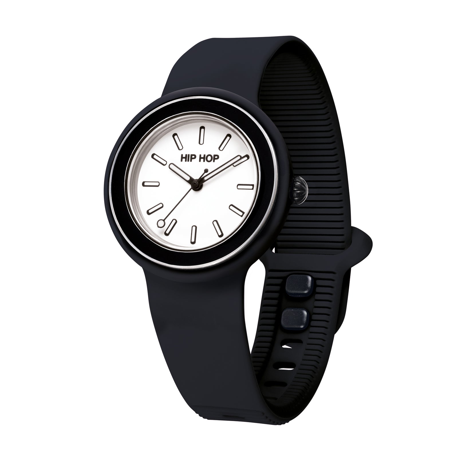 Orologio Hip Hop Hero.Dot Bezel HWU1303 donna 34 mm nero-2b Gioielli