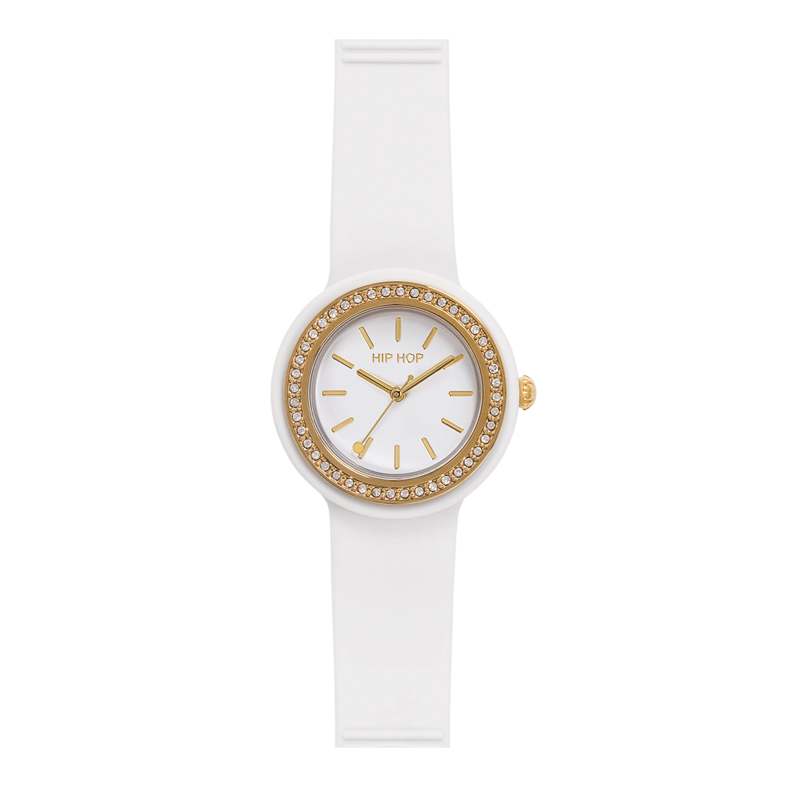 Orologio Hip Hop Hero.Dot Bezel HWU1306 donna 34 mm bianco-2b Gioielli