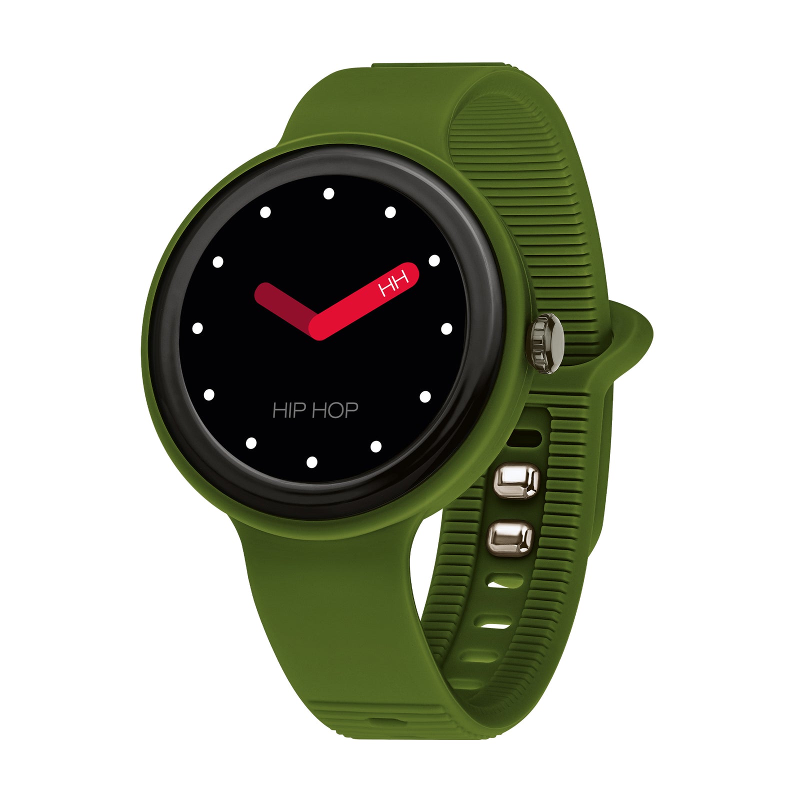Smartwatch Hip Hop Hero.Next HWU1315 41 mm verde/nero-2b Gioielli
