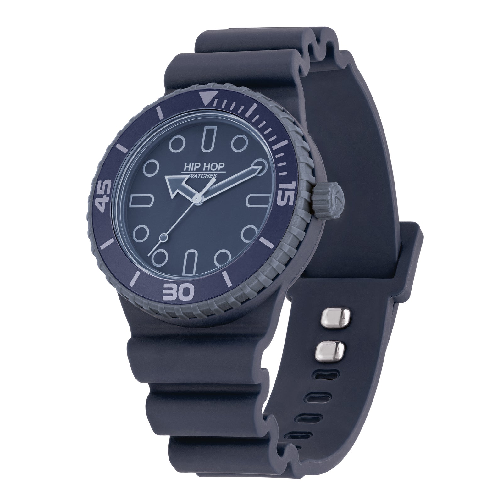 Orologio Hip Hop Master HWU1333 uomo 41 mm blu/ghiaccio-2b Gioielli