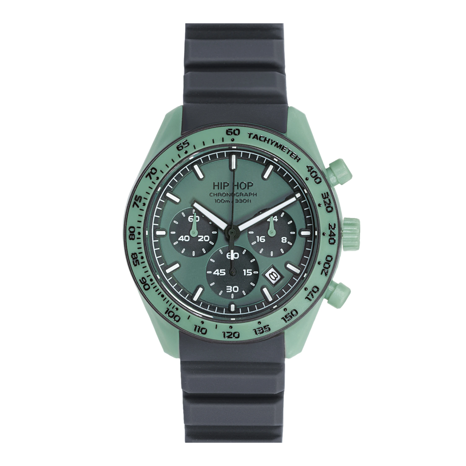Orologio Hip Hop XT10 HWU1346 cronografo uomo 42 mm verde salvia-2b Gioielli