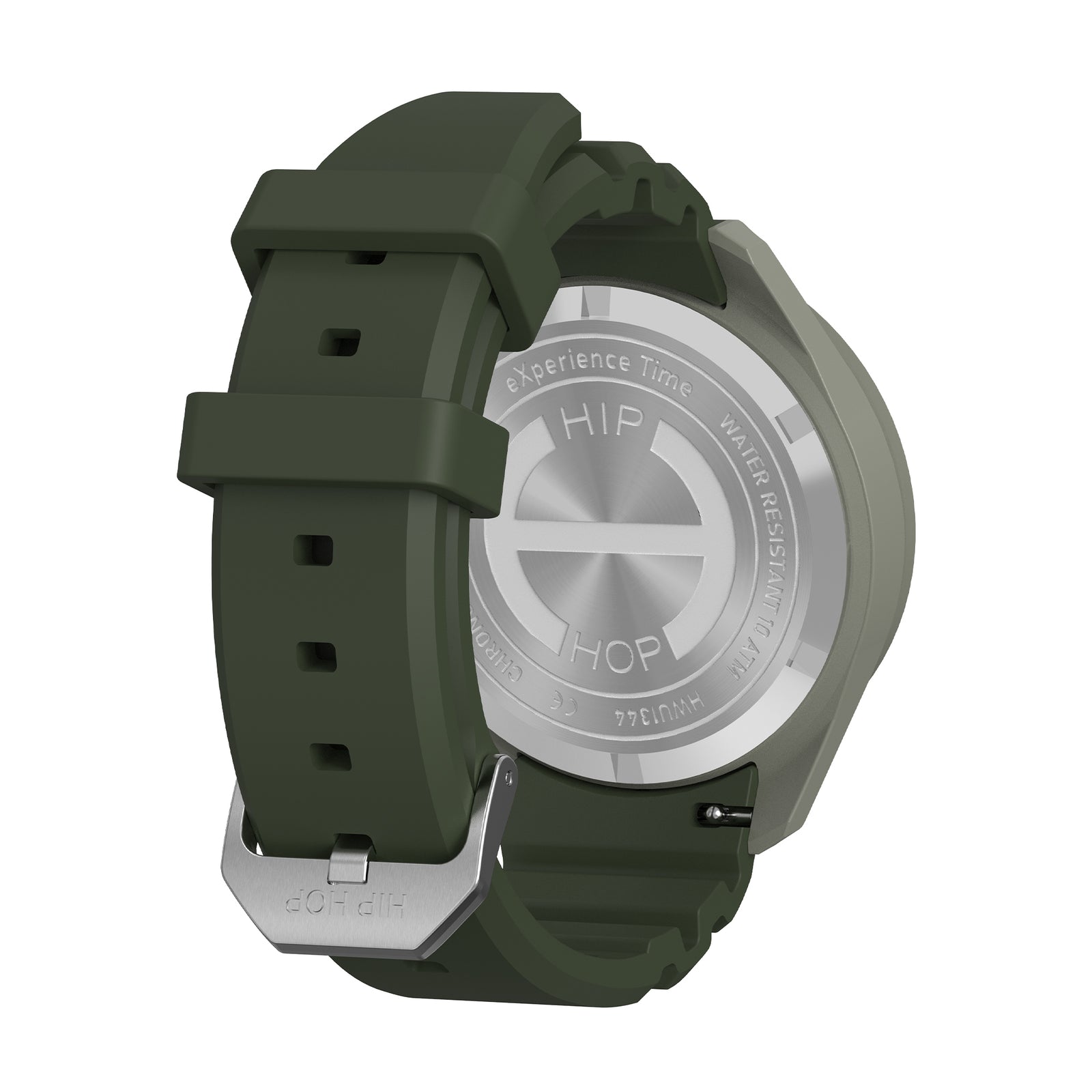 Orologio Hip Hop XT10 HWU1347 cronografo uomo 42 mm verde oliva-2b Gioielli
