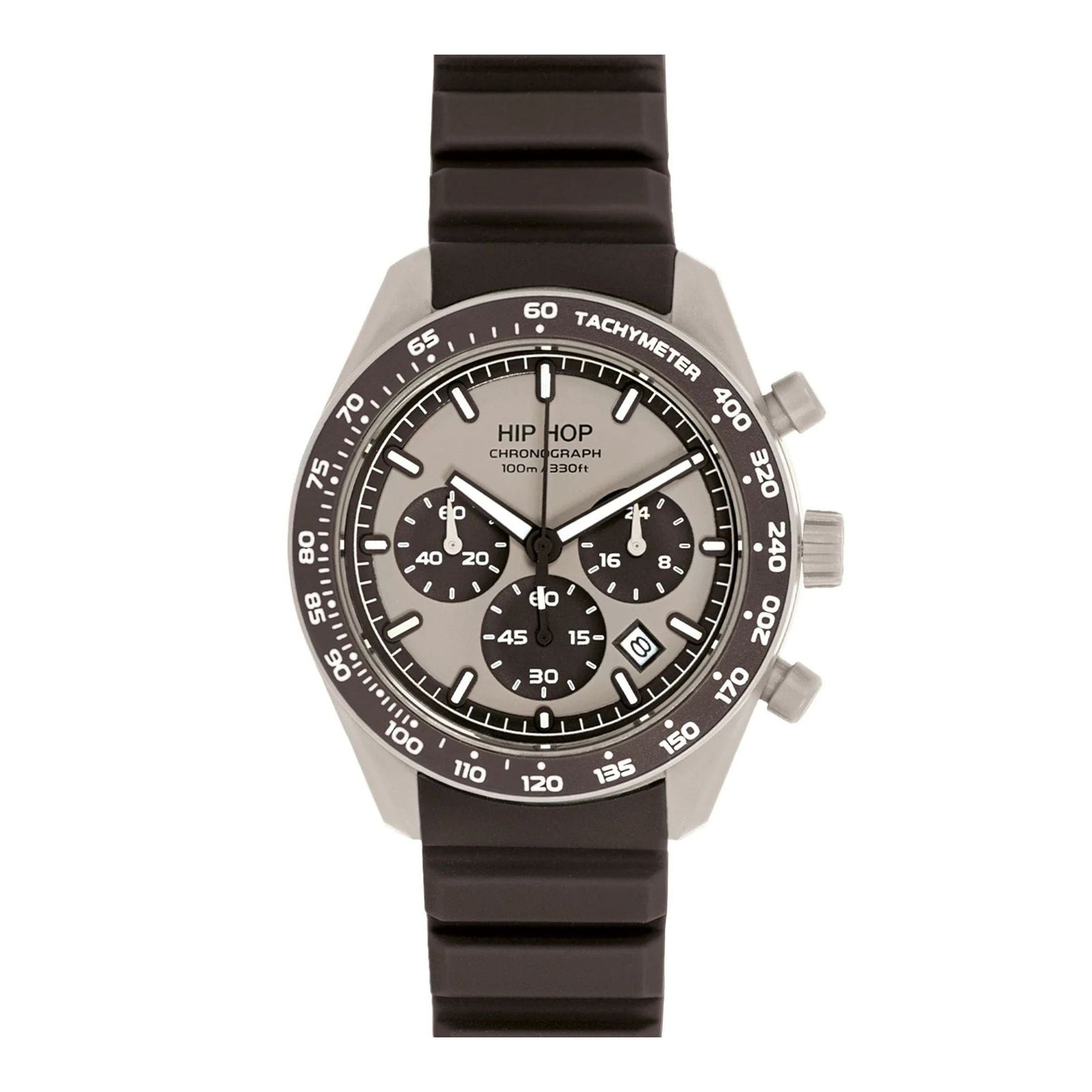 Orologio Hip Hop XT10 HWU1348 cronografo uomo 42 mm marrone-2b Gioielli