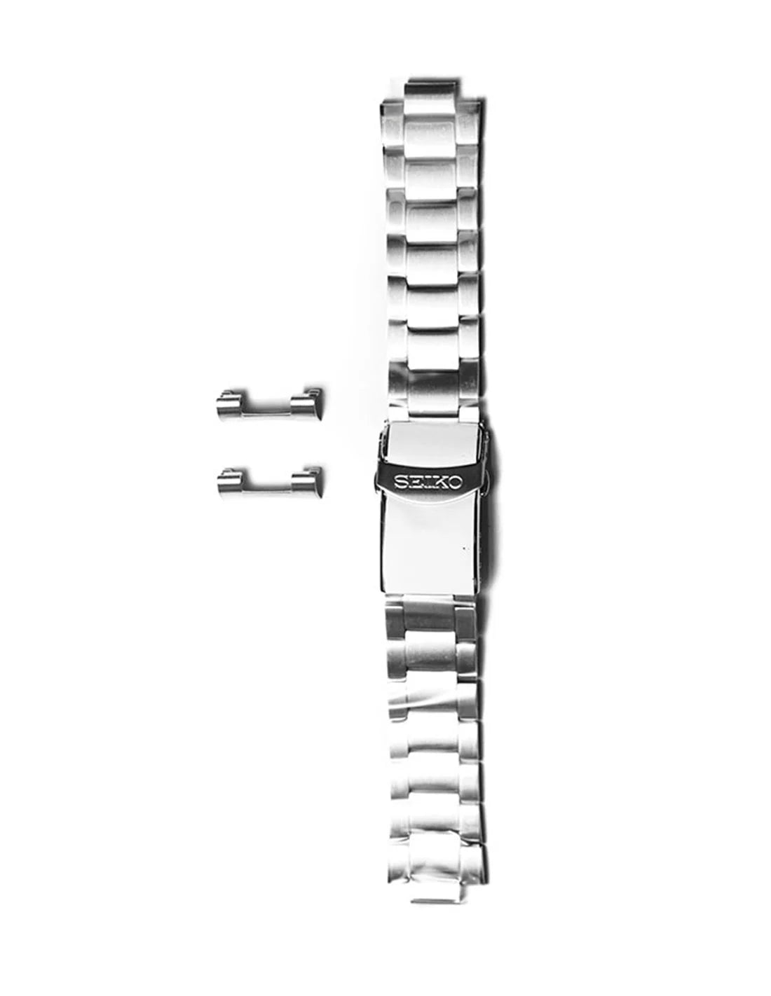 Bracciale Seiko originale M0KWX13J0 modello Oyster per Seiko 5 (tutti i modelli) ansa 22 mm-2b Gioielli