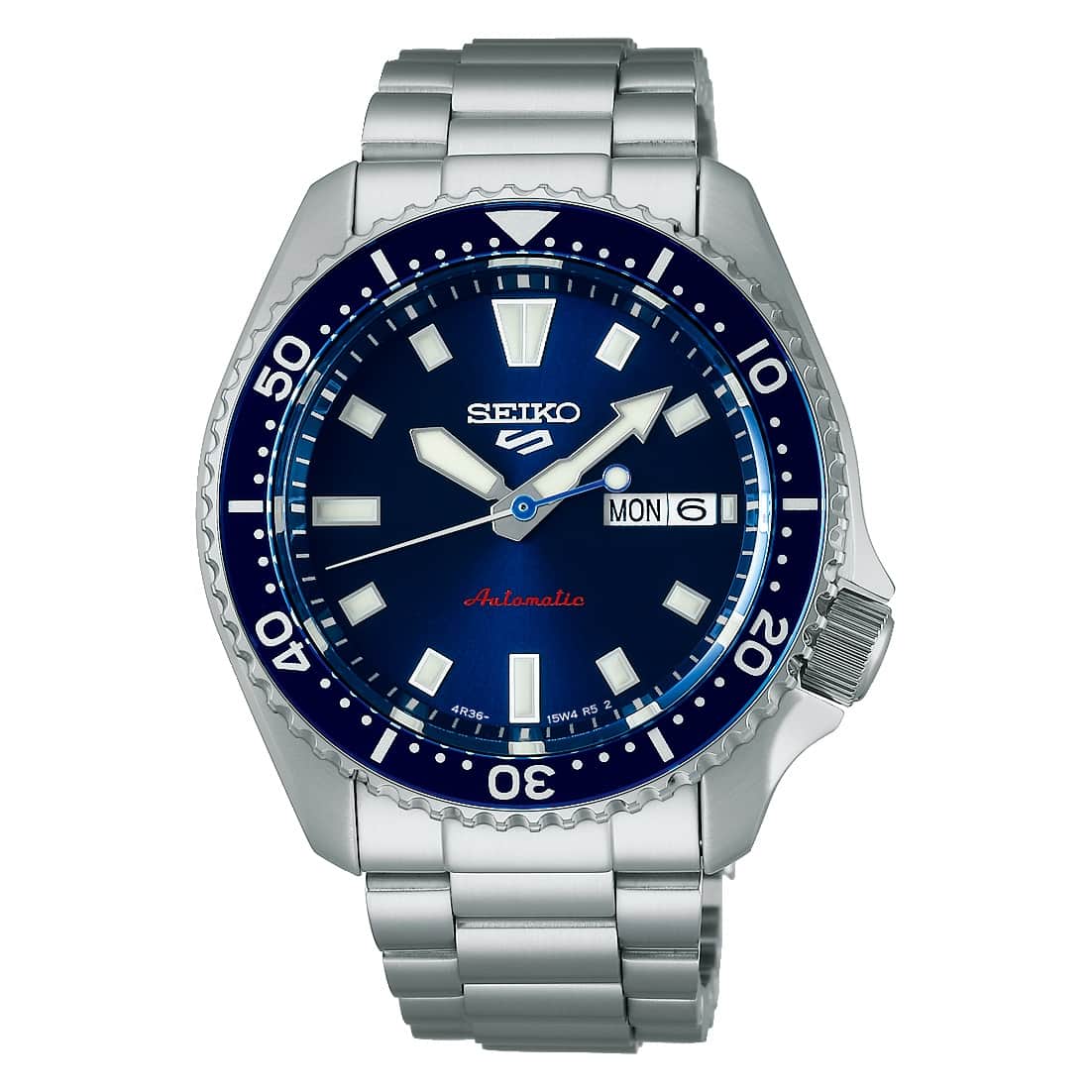 Orologio Seiko 5 SRPL83K1 Koniro Blue automatico uomo 42 mm-2b Gioielli