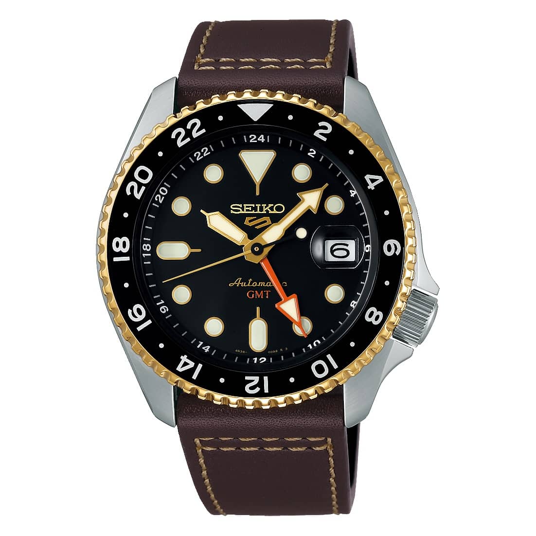 Orologio Seiko 5 SSK036K1 Mocha automatico uomo 42 mm-2b Gioielli