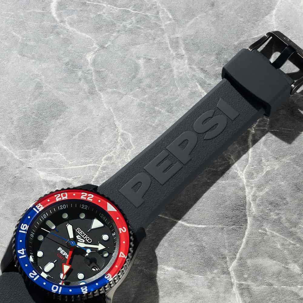 Orologio Seiko 5 Sports SSK047K1 PEPSI Limited Edition uomo 42 mm-2b Gioielli