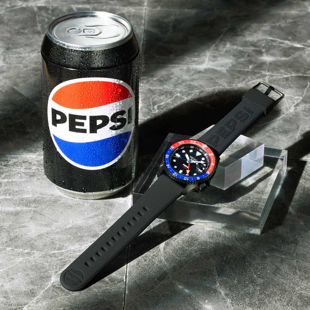 Orologio Seiko 5 Sports SSK047K1 PEPSI Limited Edition uomo 42 mm-2b Gioielli