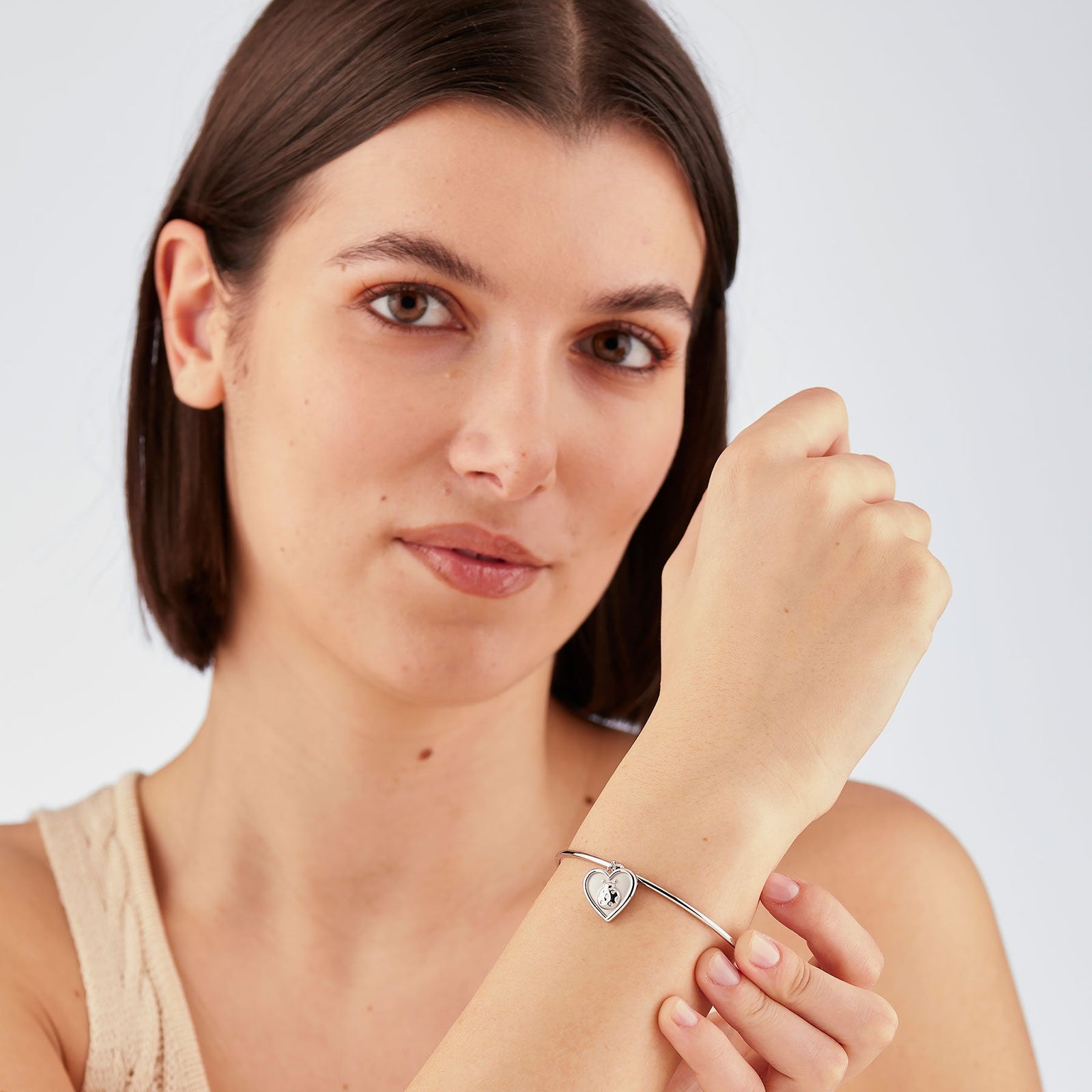 Bracciale rigido S'Agapõ DUH DUH SUH24 – Cuore e coccinella-2b Gioielli