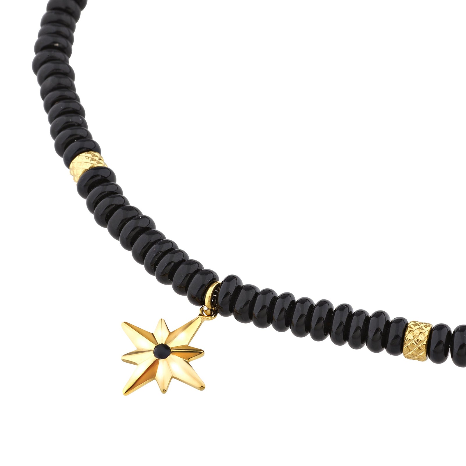 Collana Breil Infinite Star TJ4173 uomo – Stella e agata nera-2b Gioielli