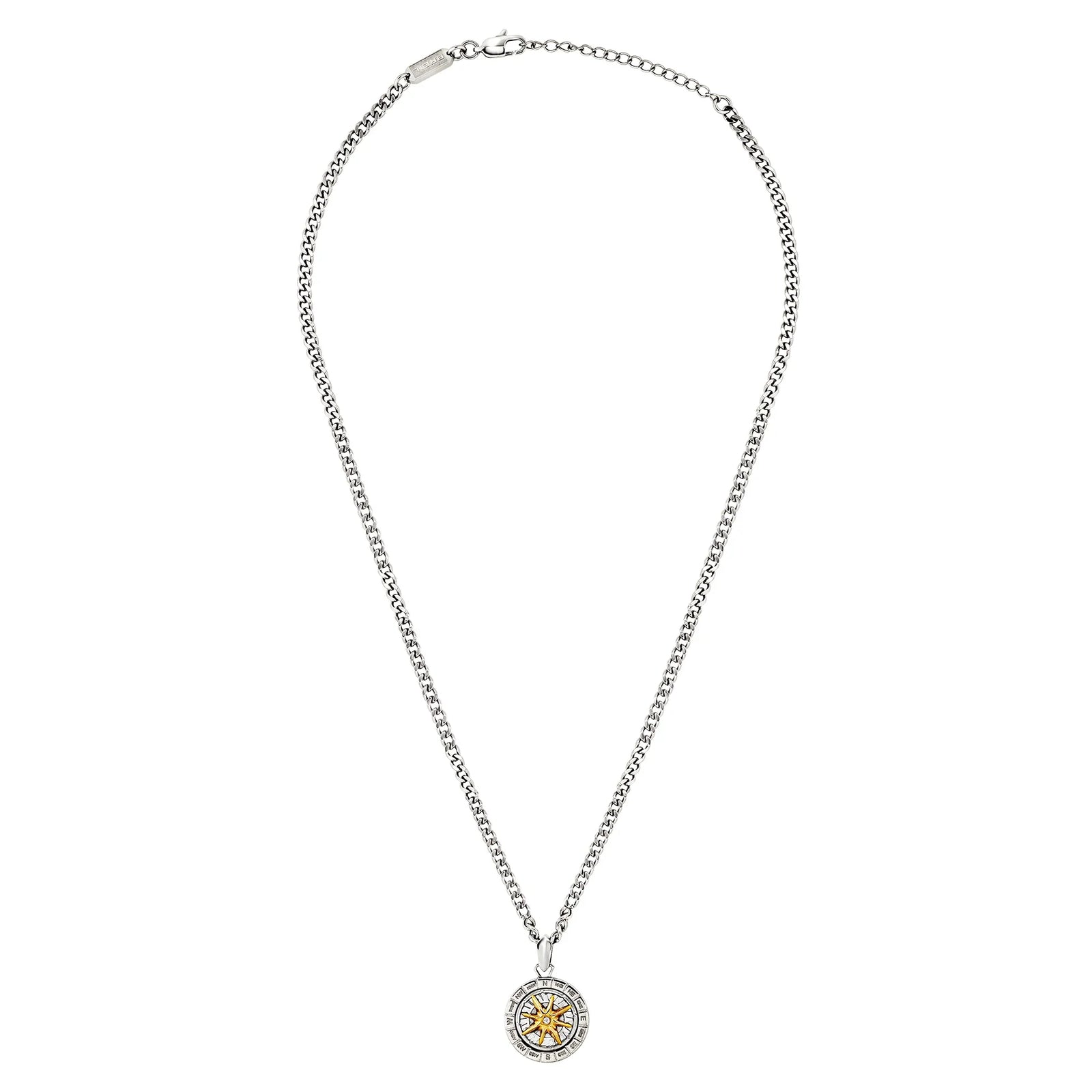 Collana Breil Primal Compass TJ4169 uomo rosa dei venti-2b Gioielli