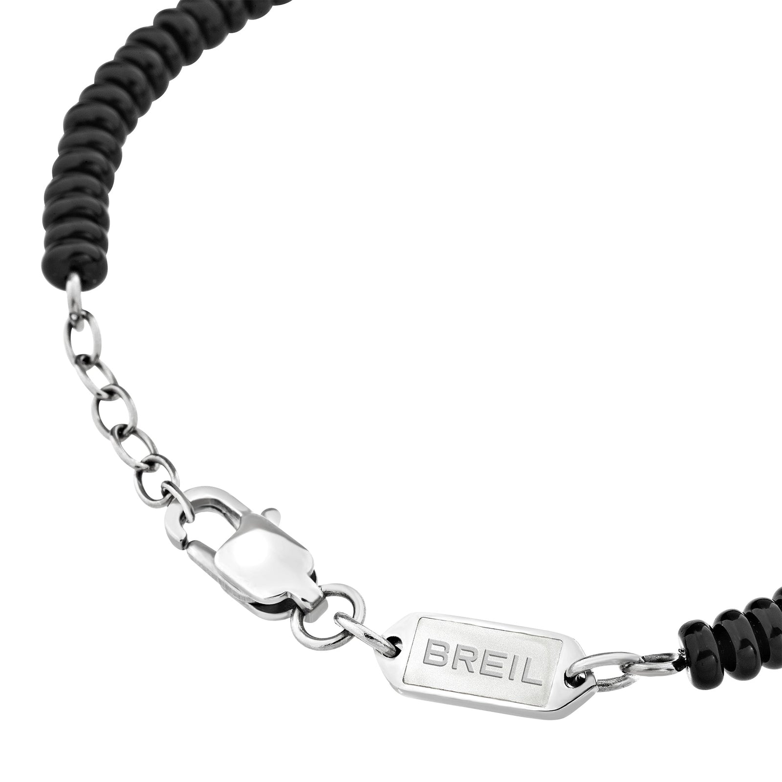 Bracciale Breil Infinite Star TJ4174 uomo nero e acciaio-2b Gioielli