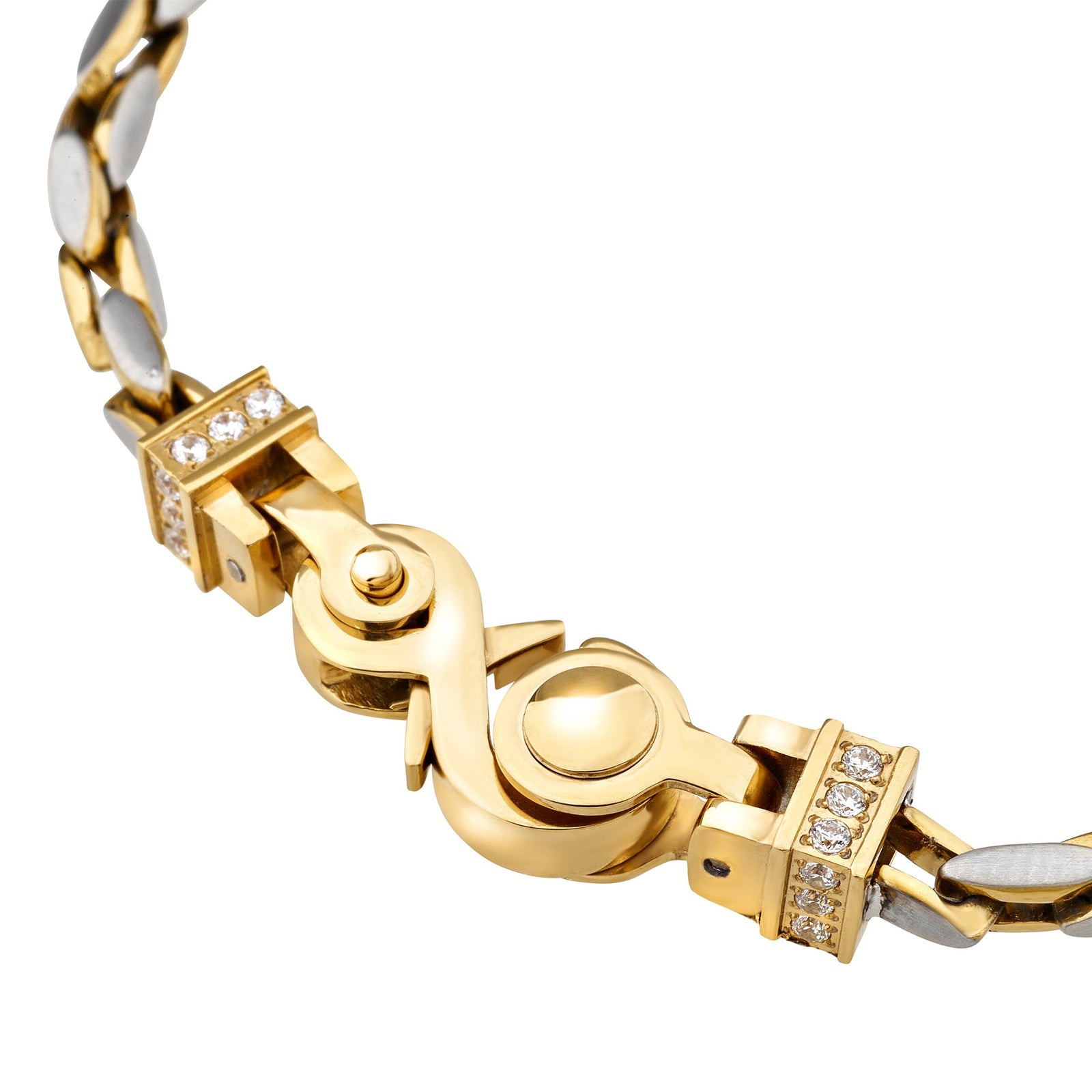 Bracciale Breil Lock Prestige TJ4244 uomo bicolore-2b Gioielli