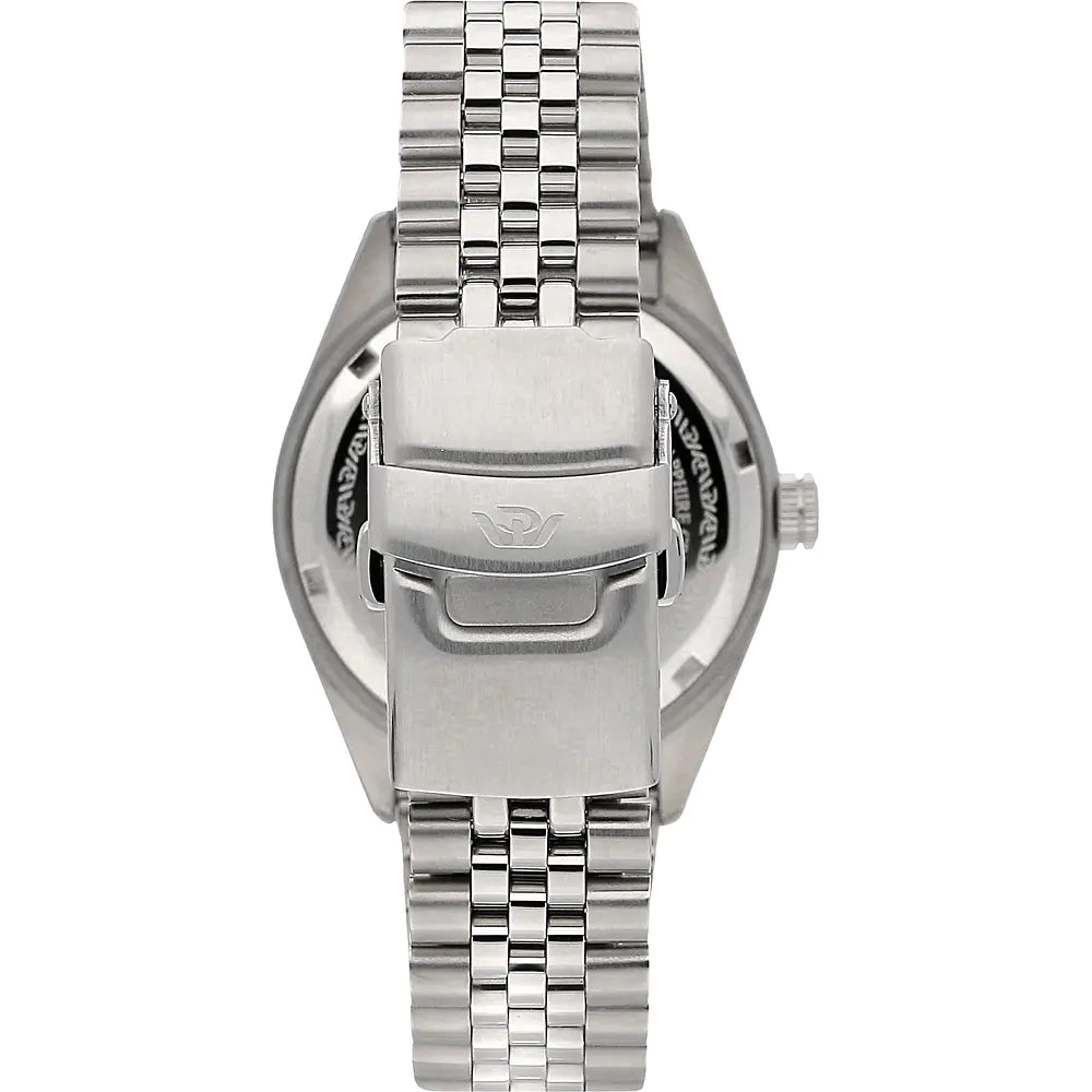 Philip Watch Caribe Urban R8253227001, terza vista ufficiale del quadrante argento e bracciale