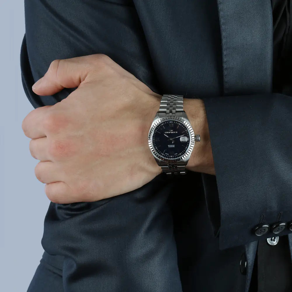 Philip Watch Caribe Urban R8253597080, terza vista ufficiale della cassa e bracciale in acciaio
