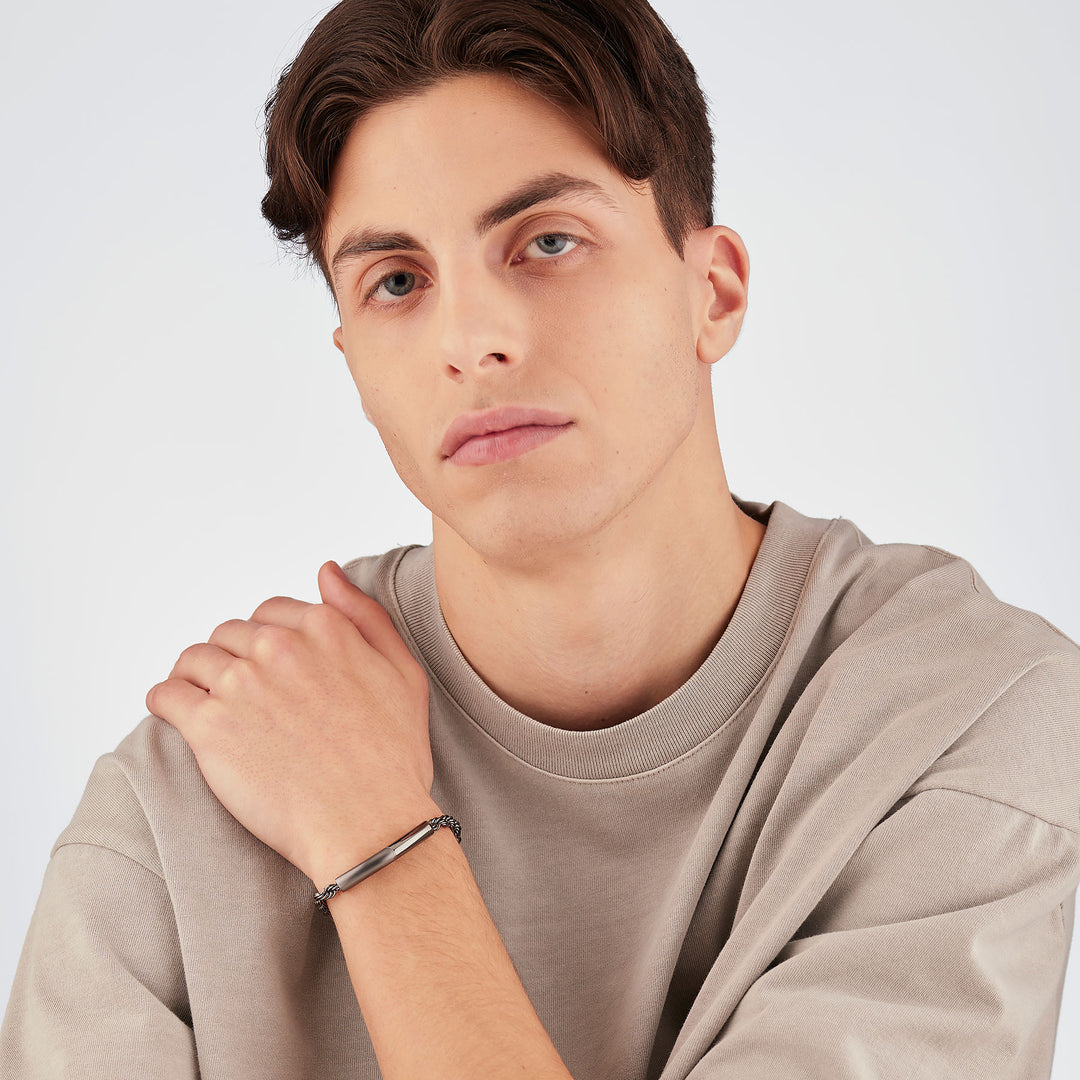 Bracciale S'Agapõ Bound SBD13 uomo oro-2b Gioielli