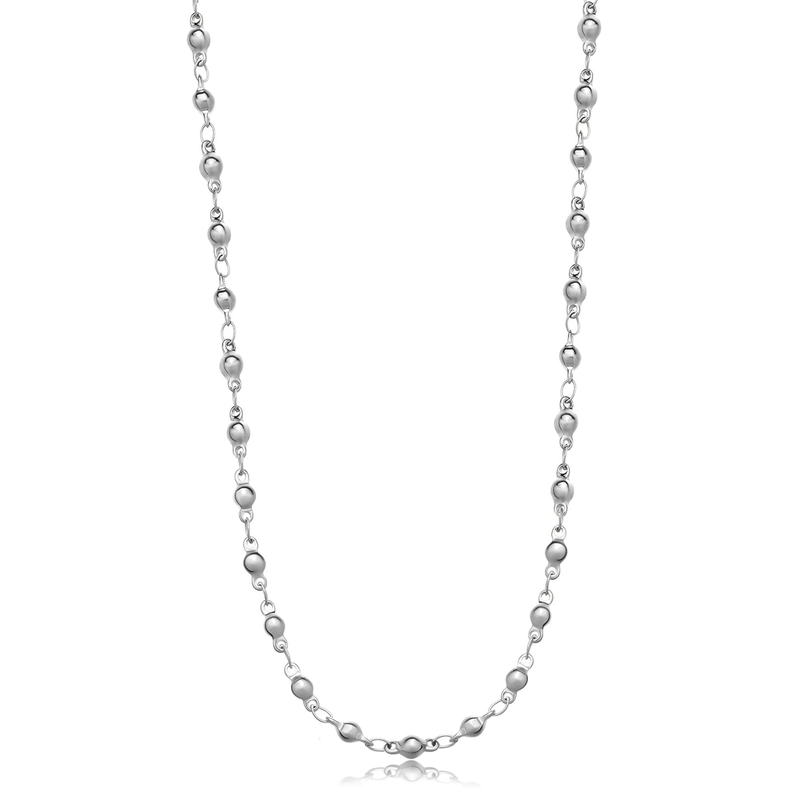 Collana S’Agapõ Chunky SHK77 argentata a pallini – foto principale
