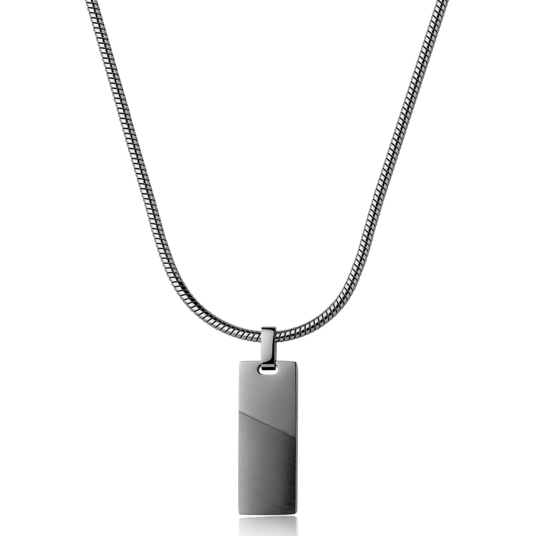 Collana S'Agapõ Bound SBD02 uomo rutenio-2b Gioielli
