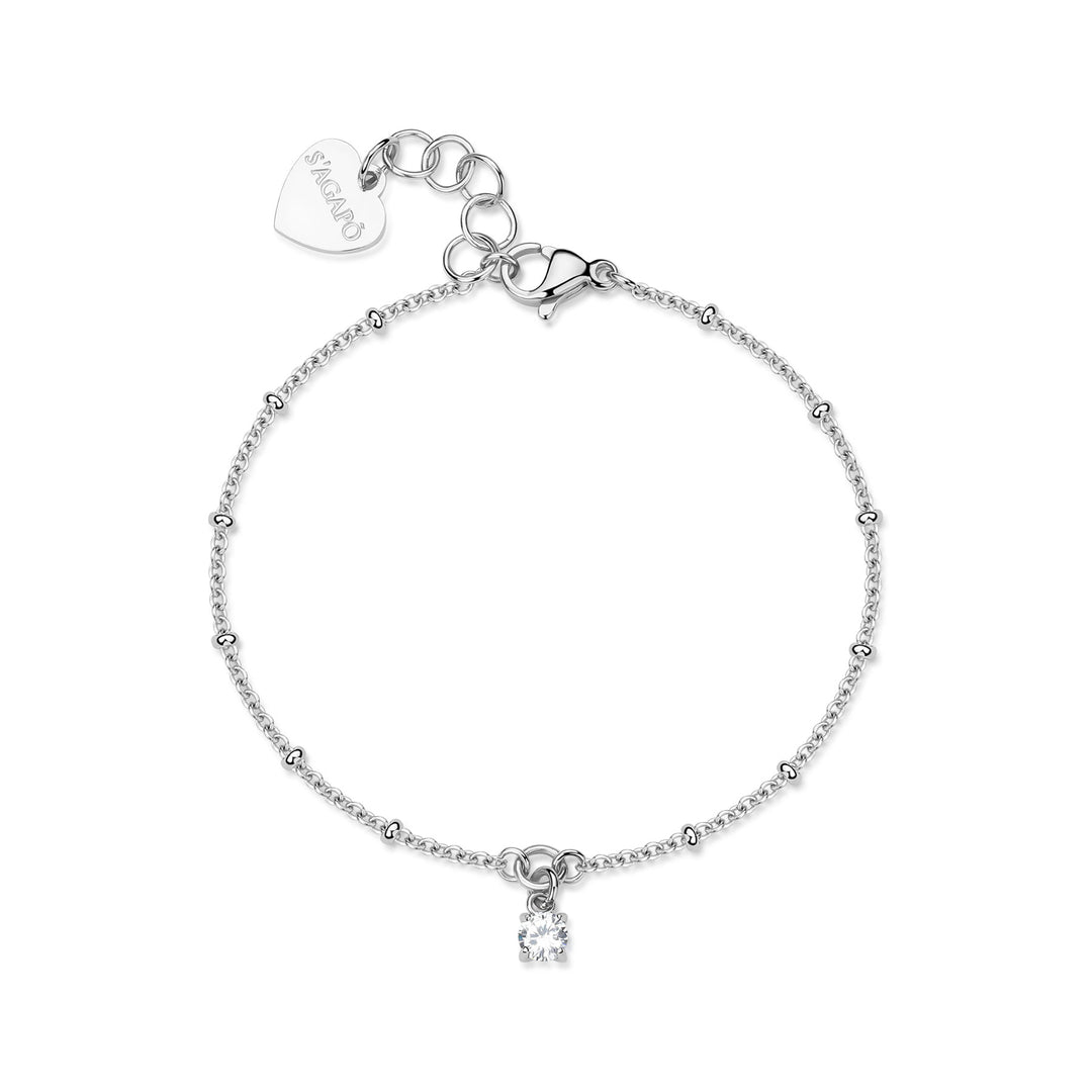 Bracciale S'Agapõ Joy SJY014 pendente con cristallo-2b Gioielli