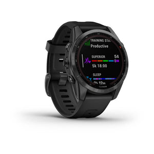 Orologio Garmin Fenix 7S 010-02539-13 Solar Slate Grey 42 mm smartwatch-2b Gioielli