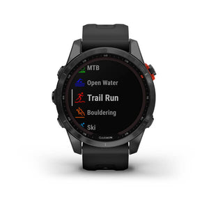 Orologio Garmin Fenix 7S 010-02539-13 Solar Slate Grey 42 mm smartwatch-2b Gioielli