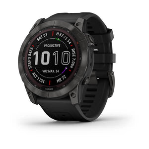 Orologio Garmin Fenix 7X 010-02541-11 Sapphire Solar Titanium Carbon Gray 51 mm smartwatch uomo-2b Gioielli