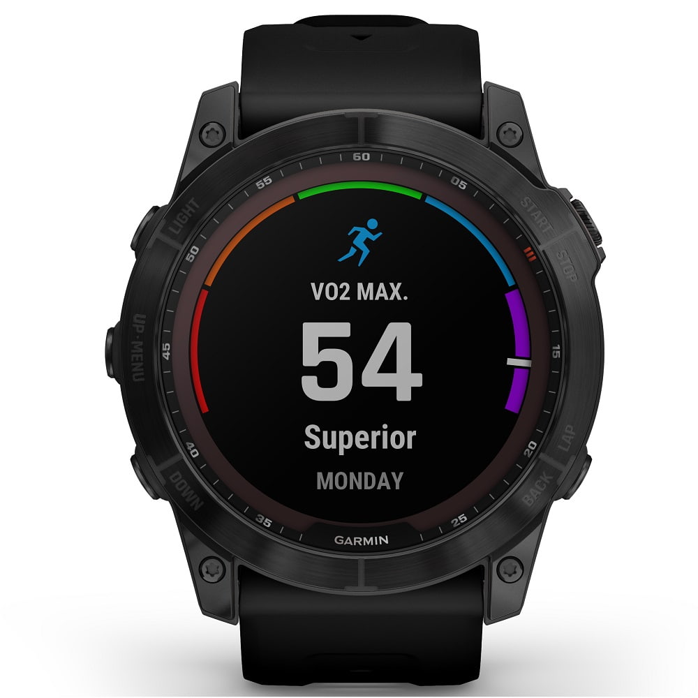 Orologio Garmin Fenix 7X 010-02541-23 Sapphire Solar Titanium Black 51 mm smartwatch-2b Gioielli