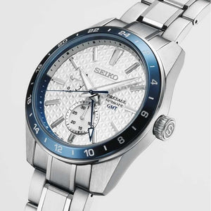 Orologio Seiko Presage SPB223J1 Sharp Edged GMT Limited Edition titanio-2b Gioielli